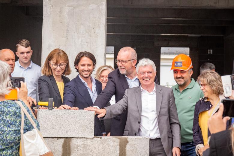 Première pierre Résidence AURA à Guidel
